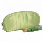 Quilted Satin Cosmetic Pouch